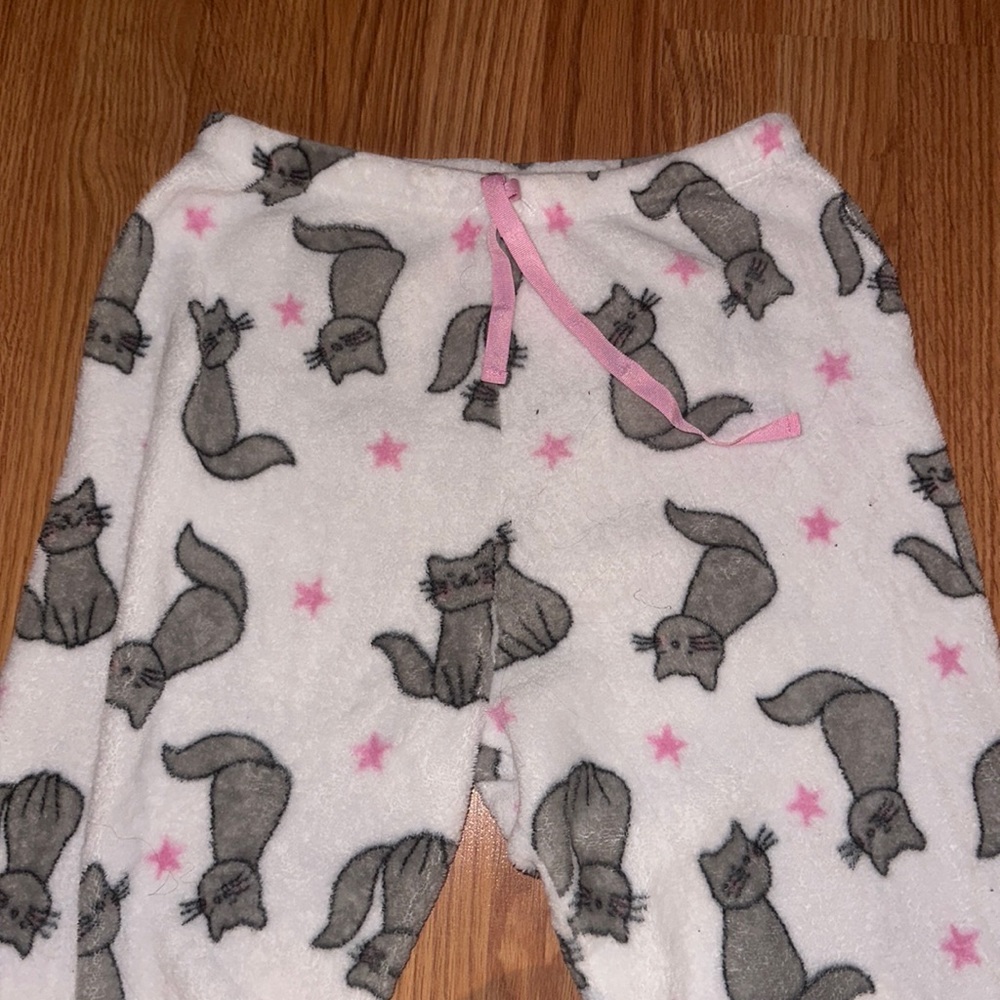 Pink Kitten Pajama Pants